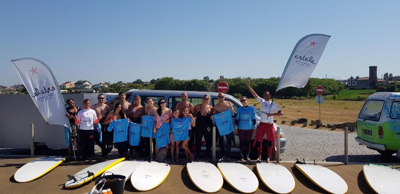 Estela Surf Camp&Surf School Póvoa de Varzim Exterior foto